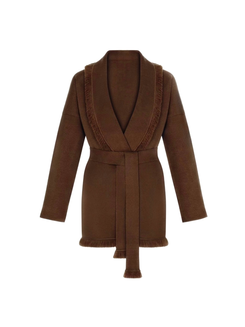 Wrap Cardigan - Chocolate